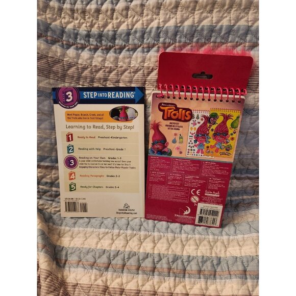 Trolls Reading & Sketch Book Lot - Picture 2 of 2